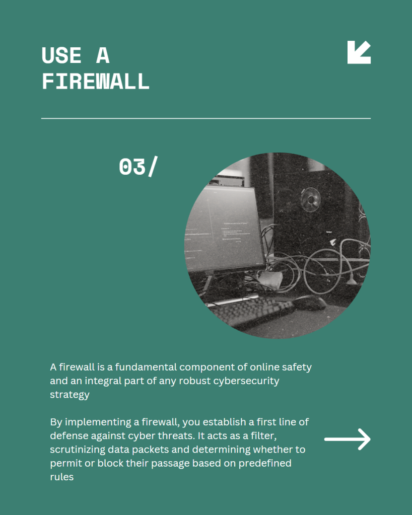 firewall uses for online safe